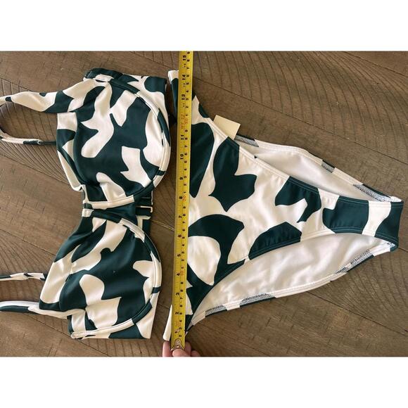 NWT Abercrombie & Fitch 2-Piece Bikini Top & Bottoms Curve Love Women’s Medium - Picture 10 of 15